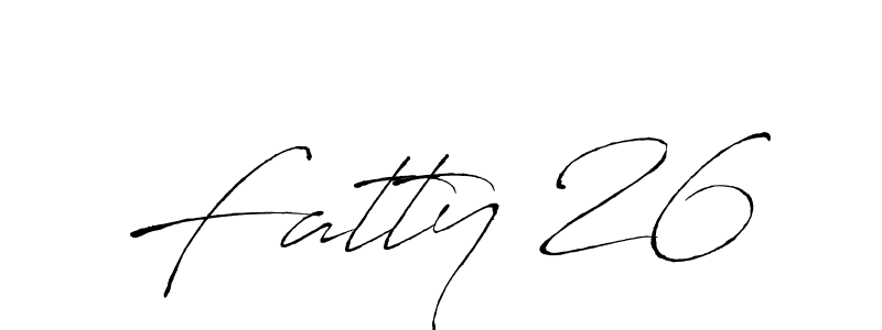 This is the best signature style for the Fatty 26 name. Also you like these signature font (Antro_Vectra). Mix name signature. Fatty 26 signature style 6 images and pictures png